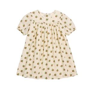 Bonpoint (VGUC) | girls floral dress with metallic thread